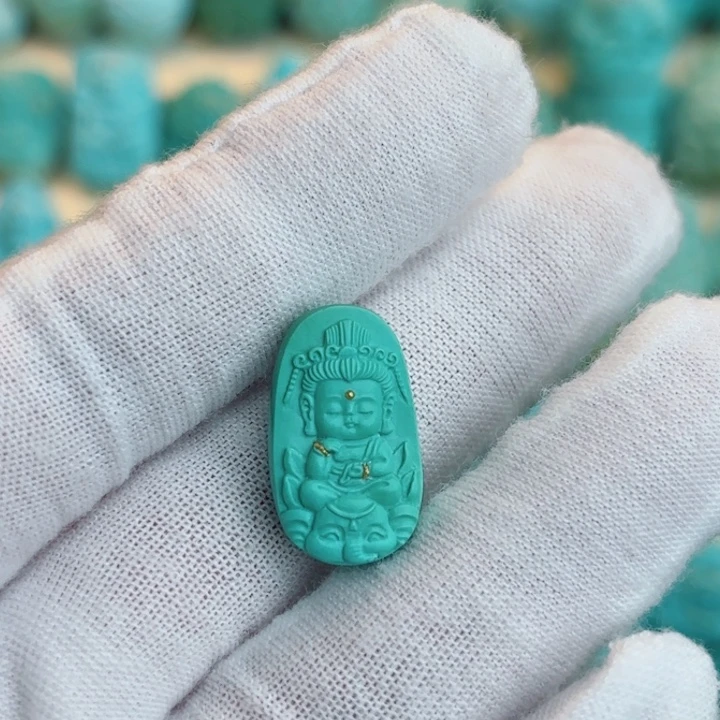 未镶嵌绿松石珠宝奇石