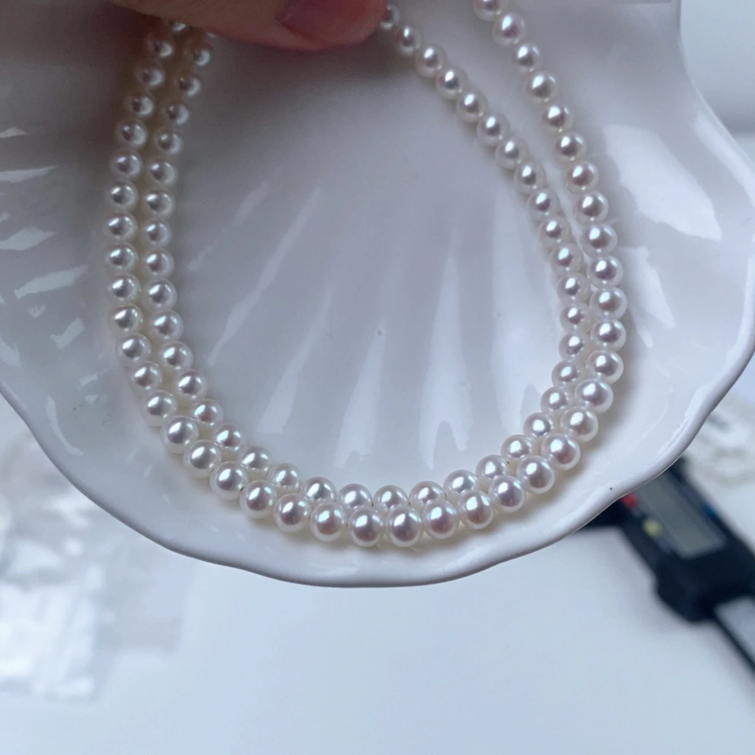 淡水珍珠项链银S925镶嵌211369