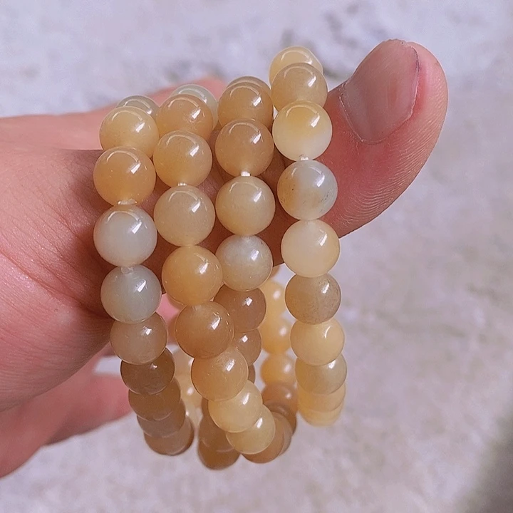 手链未镶嵌和田玉（糖玉）