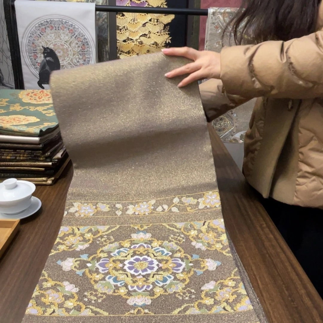 织绣唐锦西阵织桌旗