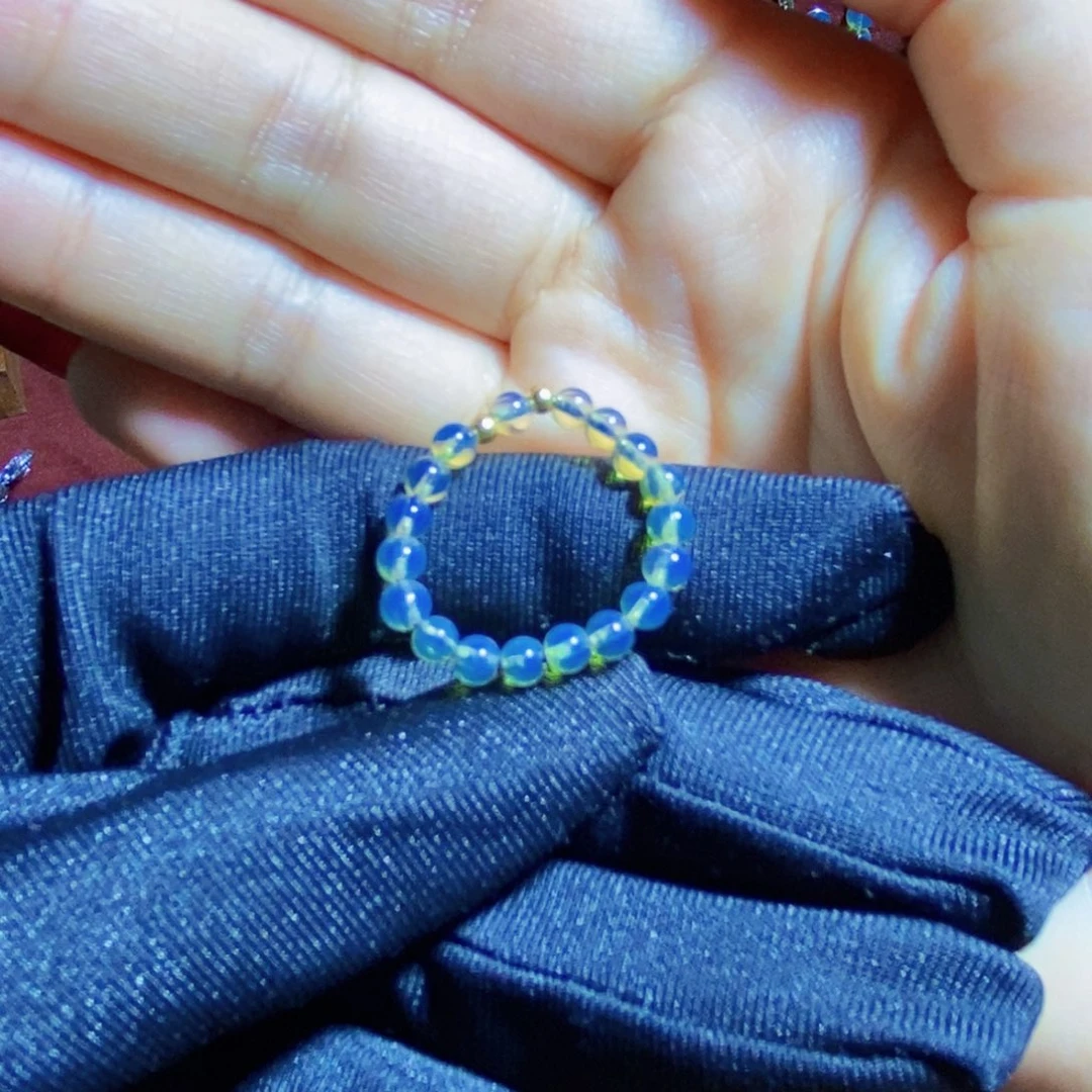 蓝珀裸石未镶嵌蓝珀3加戒指跑环福利