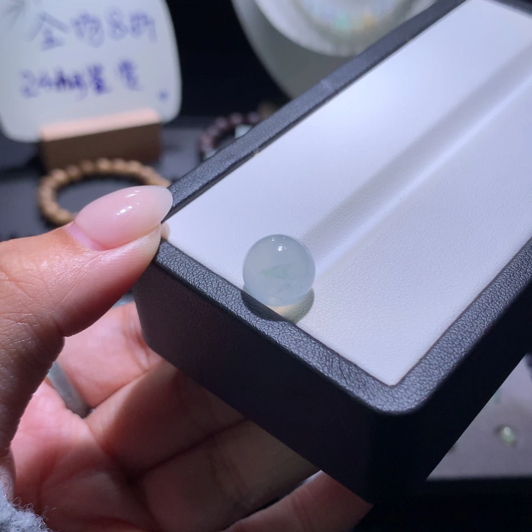 翡翠散珠特价冰胶蓝卡11