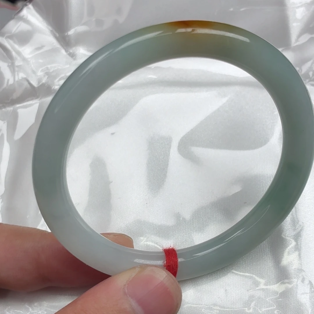 翡翠未镶嵌手镯圆条005