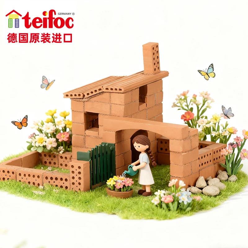 小小泥瓦匠儿童盖房子玩具STEAM建筑师手工DIY小屋搭建动手拼装