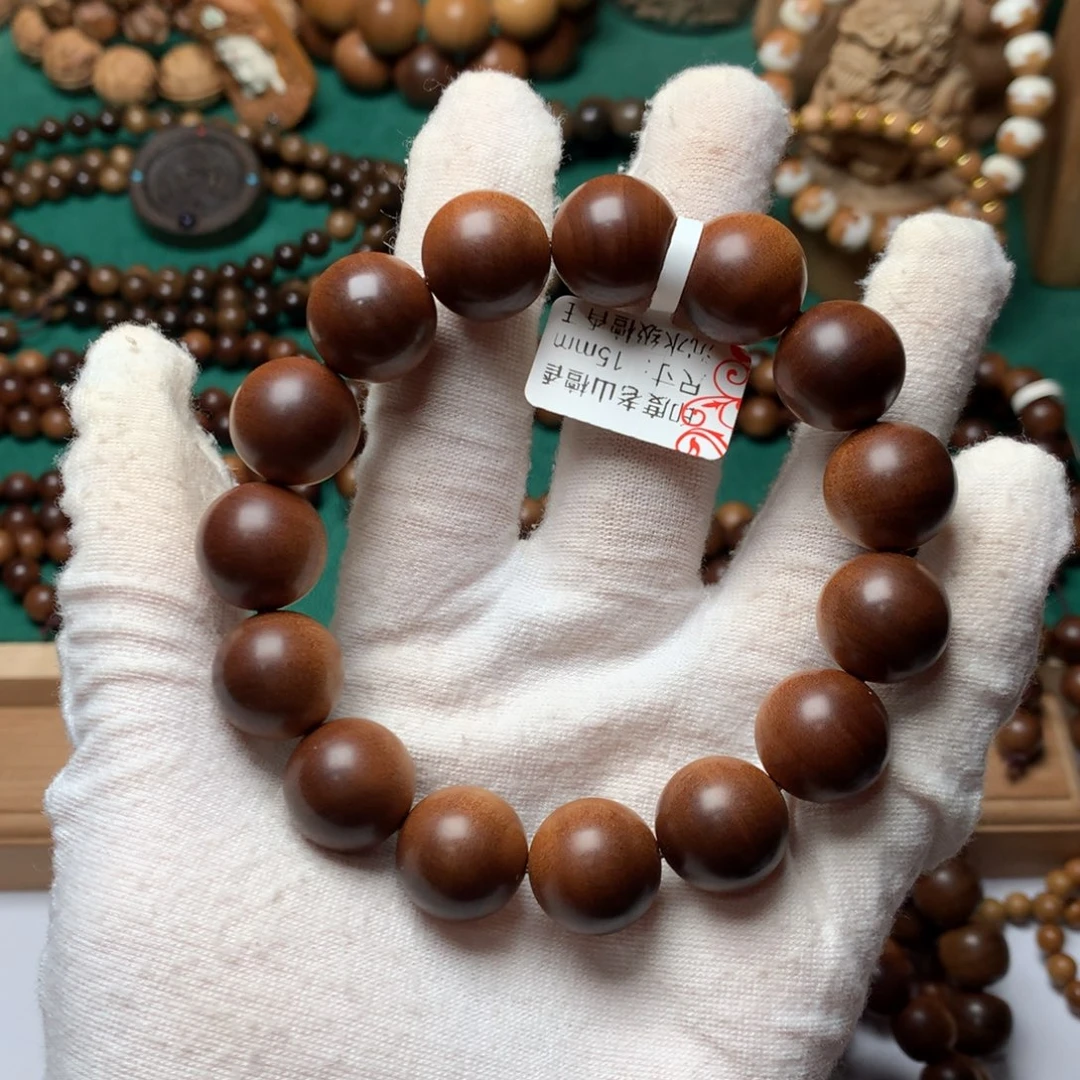 檀香木手串/手链老山檀香1.5沉水