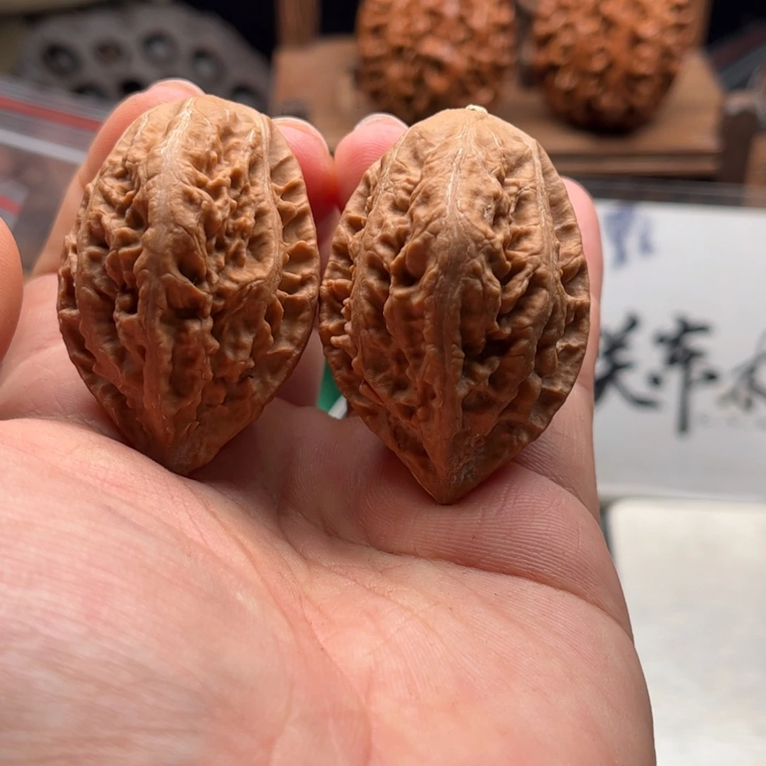 文玩核桃把件关东木子家楸大胖54