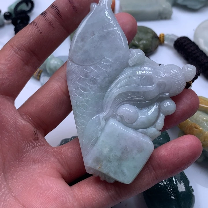 颈饰未镶嵌翡翠保真天然a货翡翠