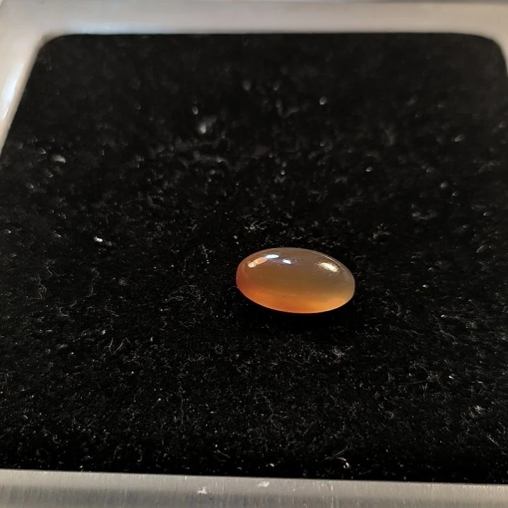 伽***蓝石英岩玉未镶嵌戒面