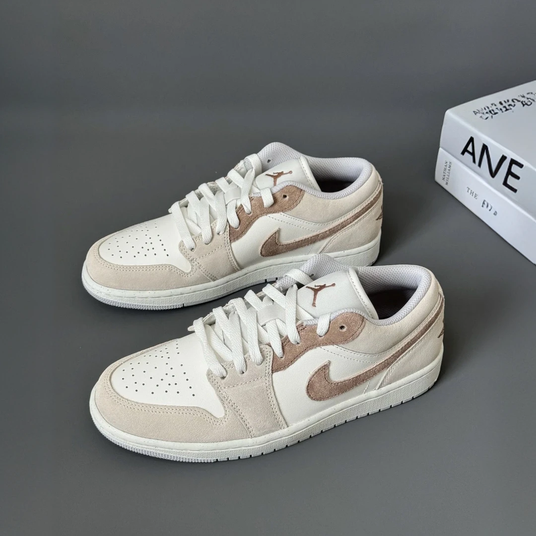 耐克男鞋 Air 1 Low SE AJ1 棕色男女同款复古低帮篮球鞋官方正品