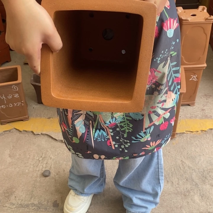 古***店紫砂花盆自己的事情吗？