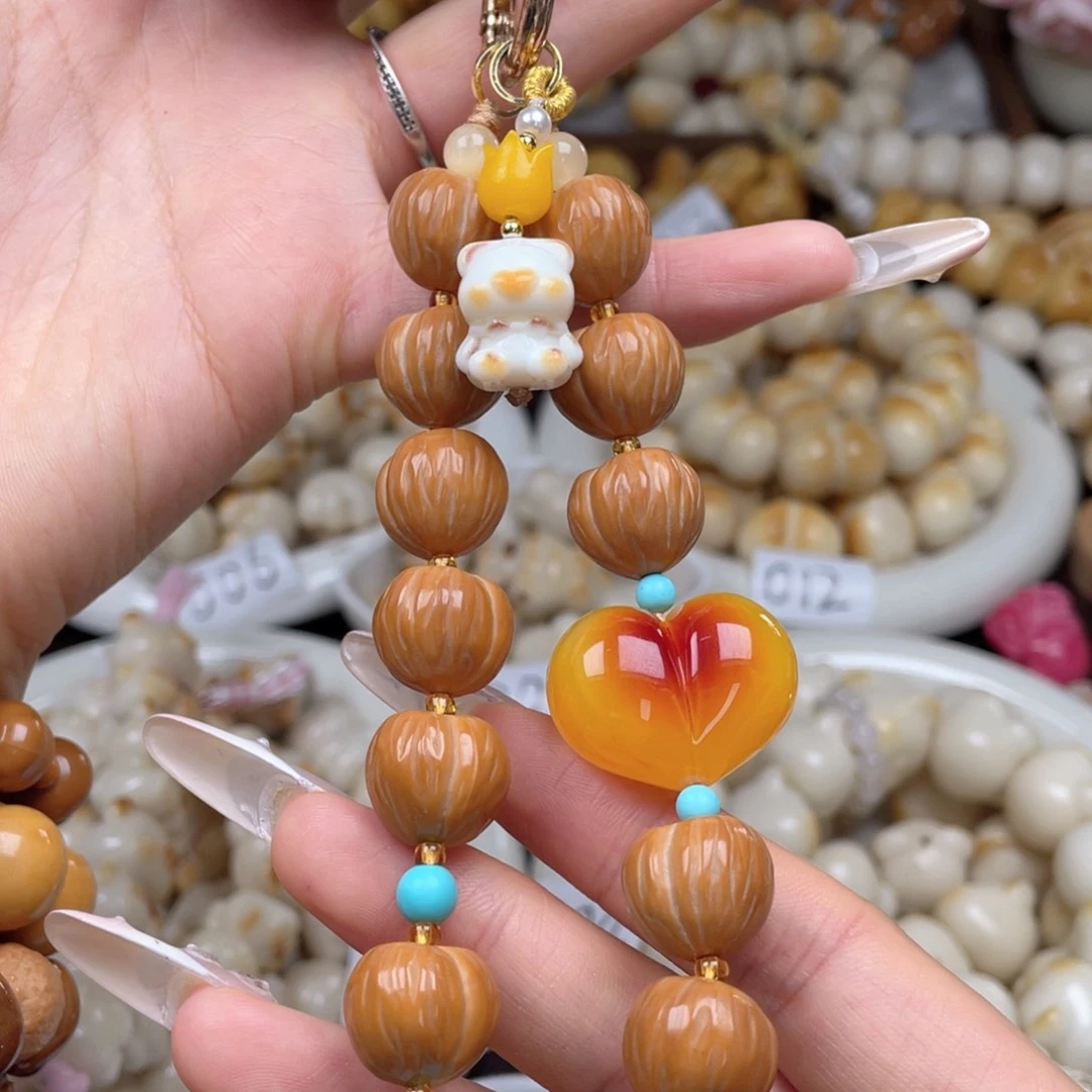 吊坠白玉菩提成品c