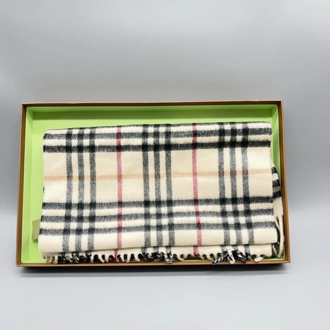 95新 BURBERRY/博柏利  条格纹围巾 1671 6139