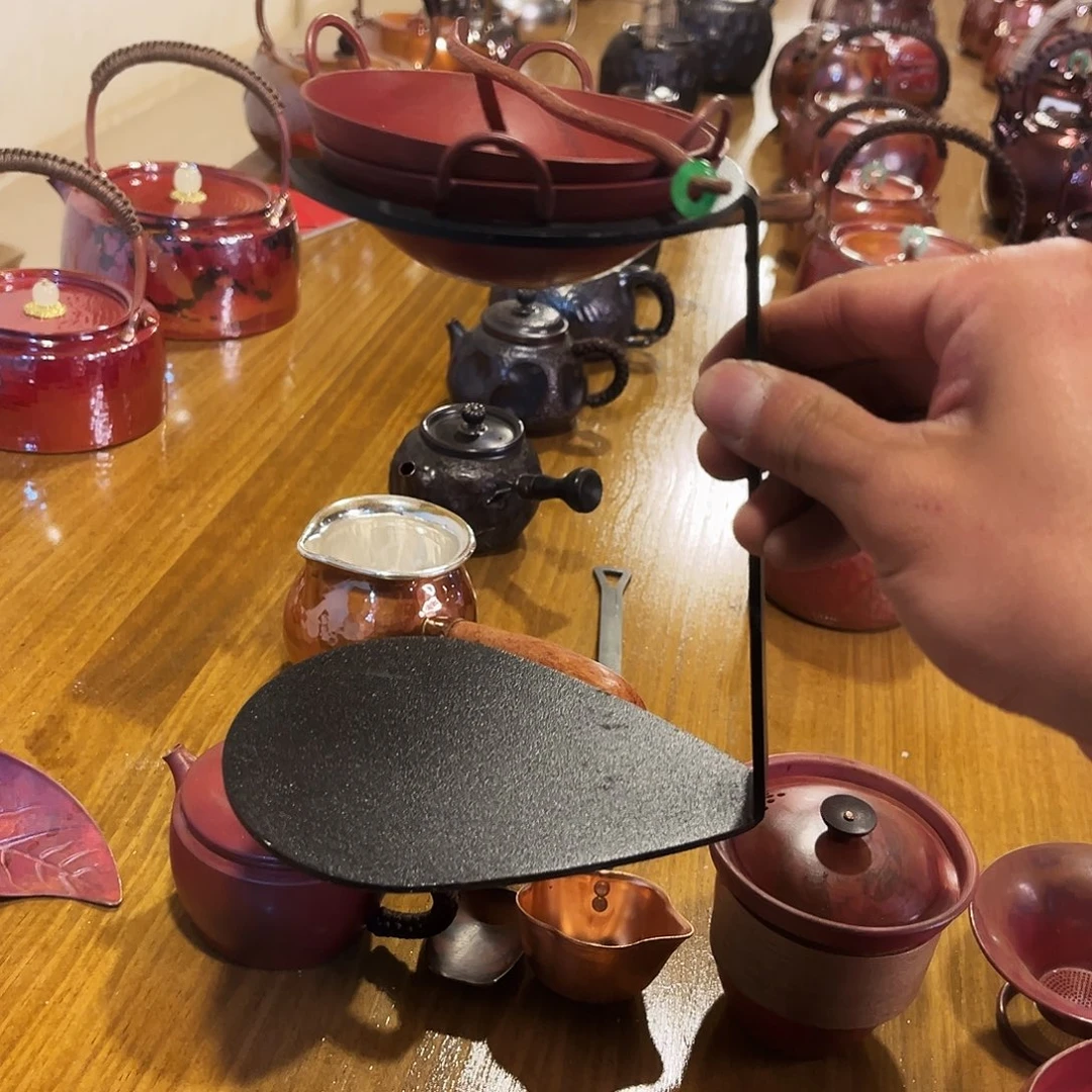 茶漏四件套手工锻打工艺