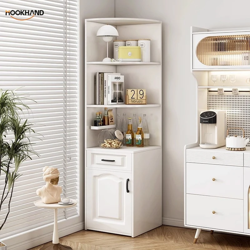 转角边柜墙角柜储物柜书柜餐厅角落柜客厅三角收纳柜角柜