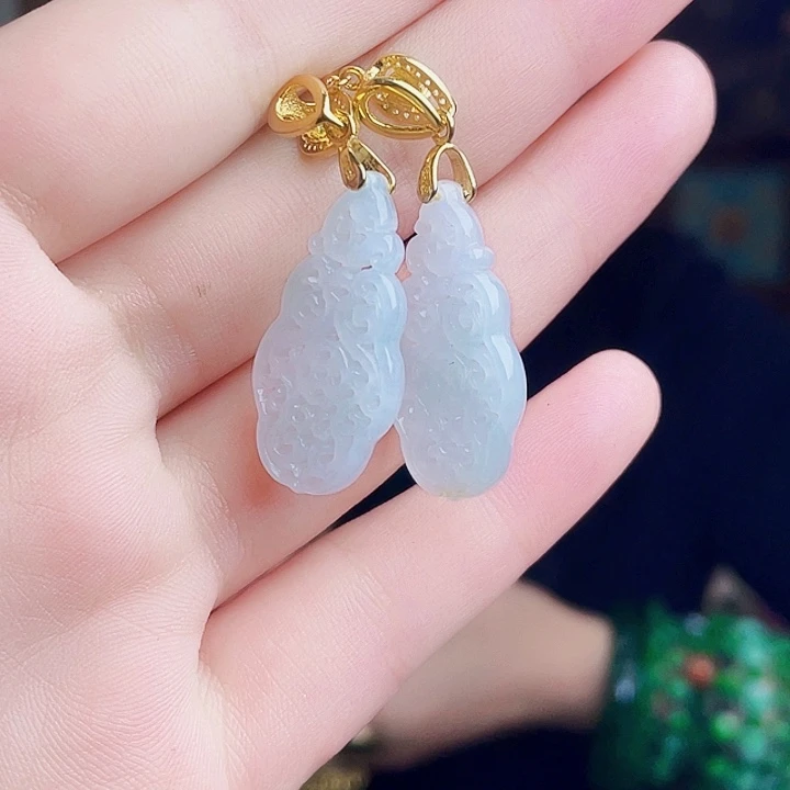 翡翠银S925镶嵌颈饰多样性