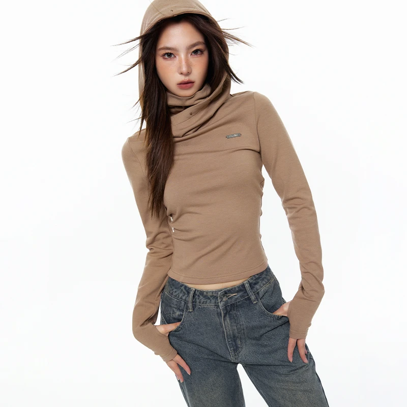 Lexuris乐序 【开拓者】 废土风连帽卫衣长袖打底衫上衣810497