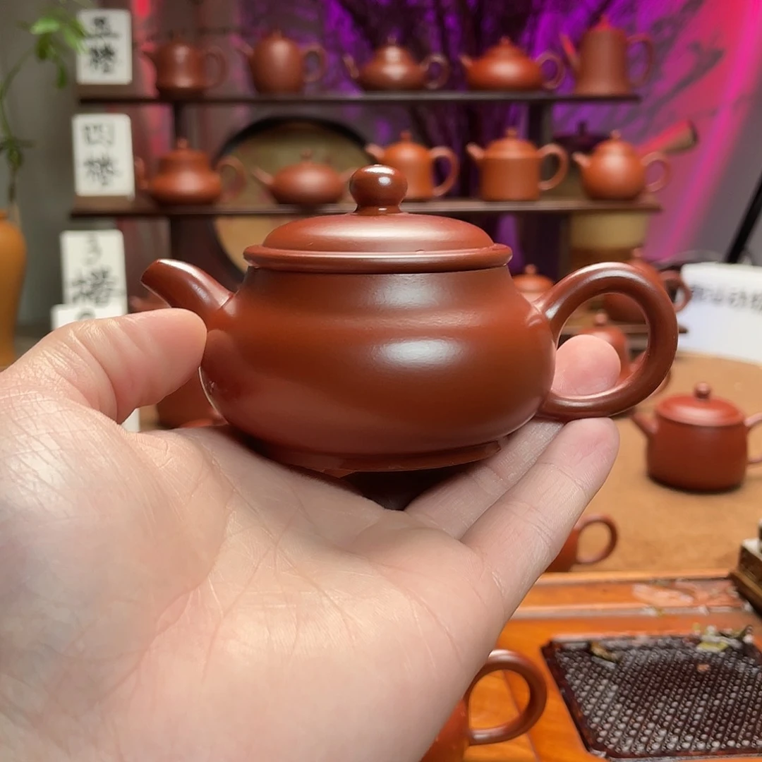 紫砂茶壶三**雨朱泥明炉110c