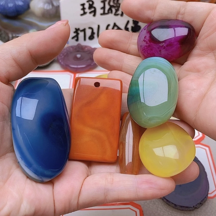 【闪购商品】未镶嵌玛瑙/玉髓珠宝半成品晟****司