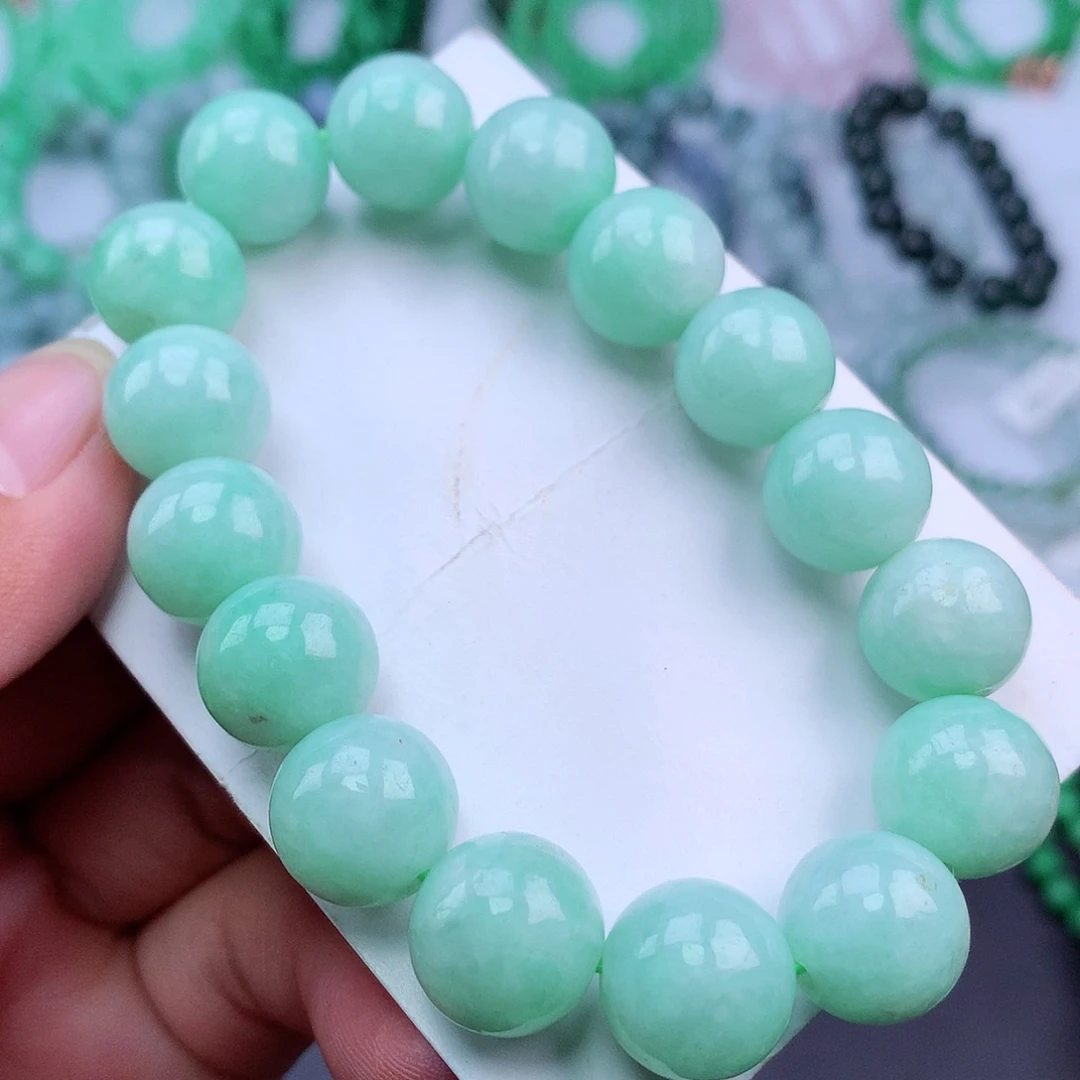 未镶嵌手链翡翠手串