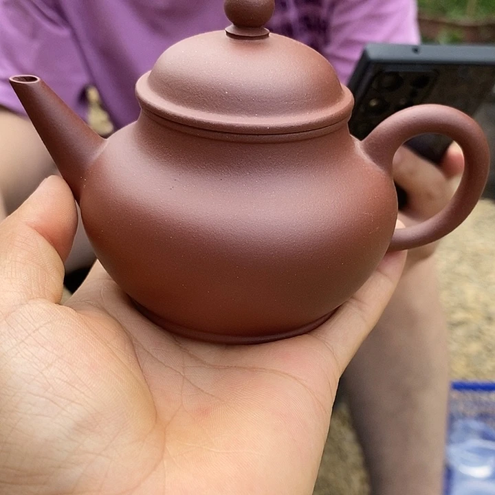 茶壶紫砂红皮龙芭乐160左右的容量