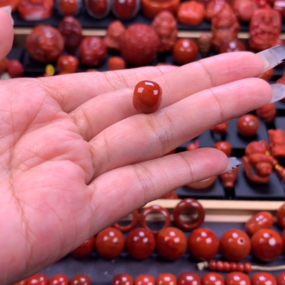 未镶嵌老型单珠10.5mm南红玛瑙
