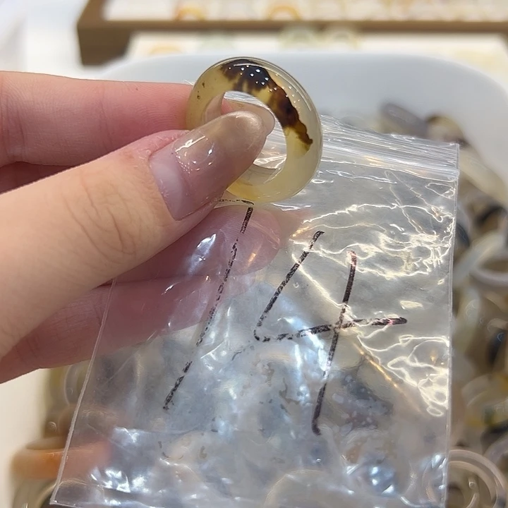 合金戒指玛瑙/玉髓74港17