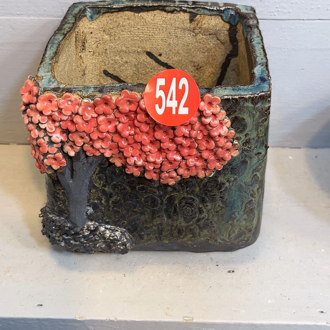 微瑕542 号陶然花器手工花盆