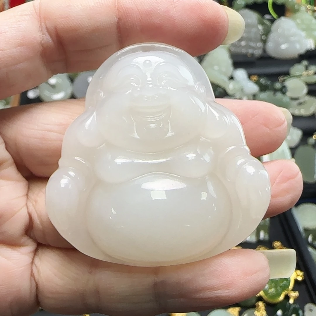 吊坠(不含链)未镶嵌和田玉寻***诗