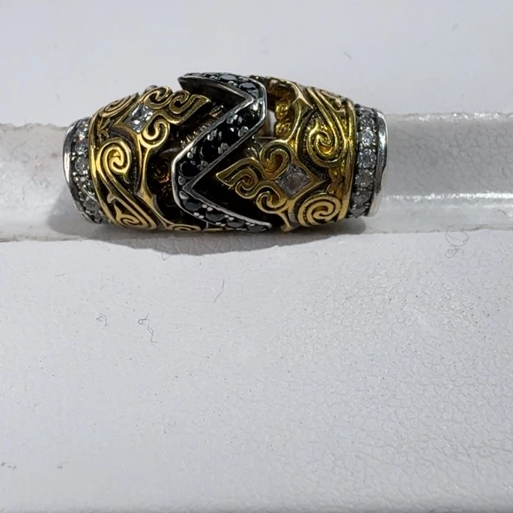 刮***道足银桃禧文玩配饰