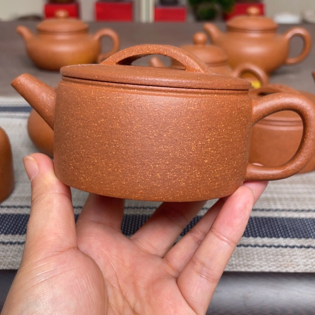 茶壶紫砂原矿紫砂壶 汉瓦