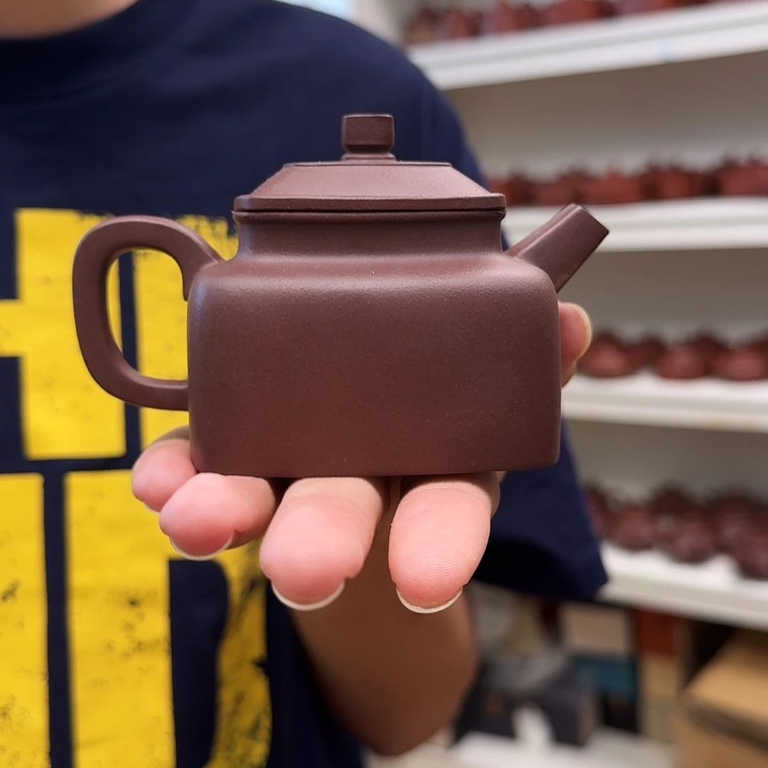 茶壶紫砂四方德钟160cc