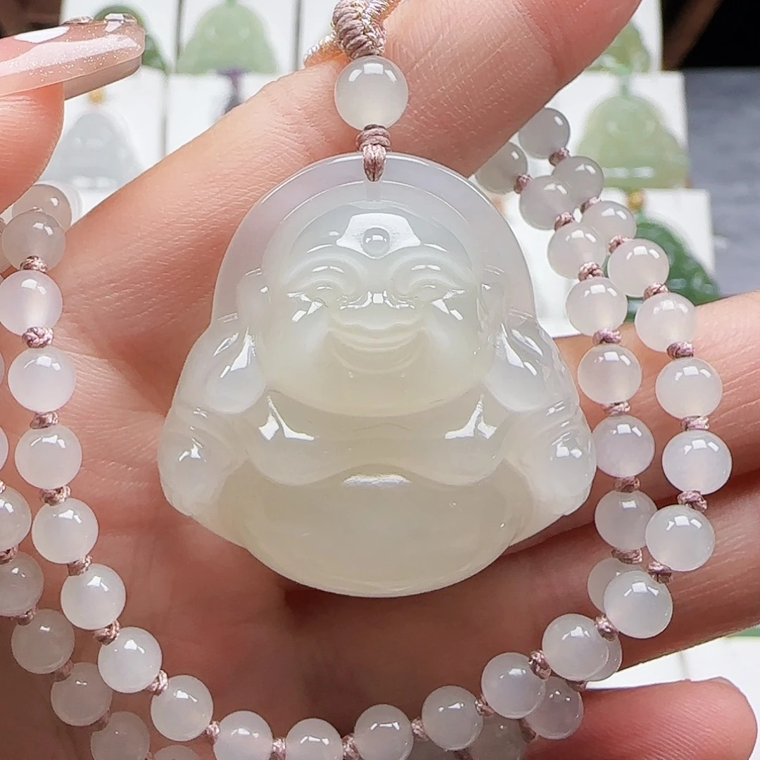 和田玉未镶嵌颈饰35