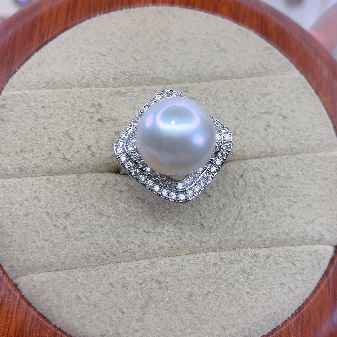 戒指淡水珍珠合金