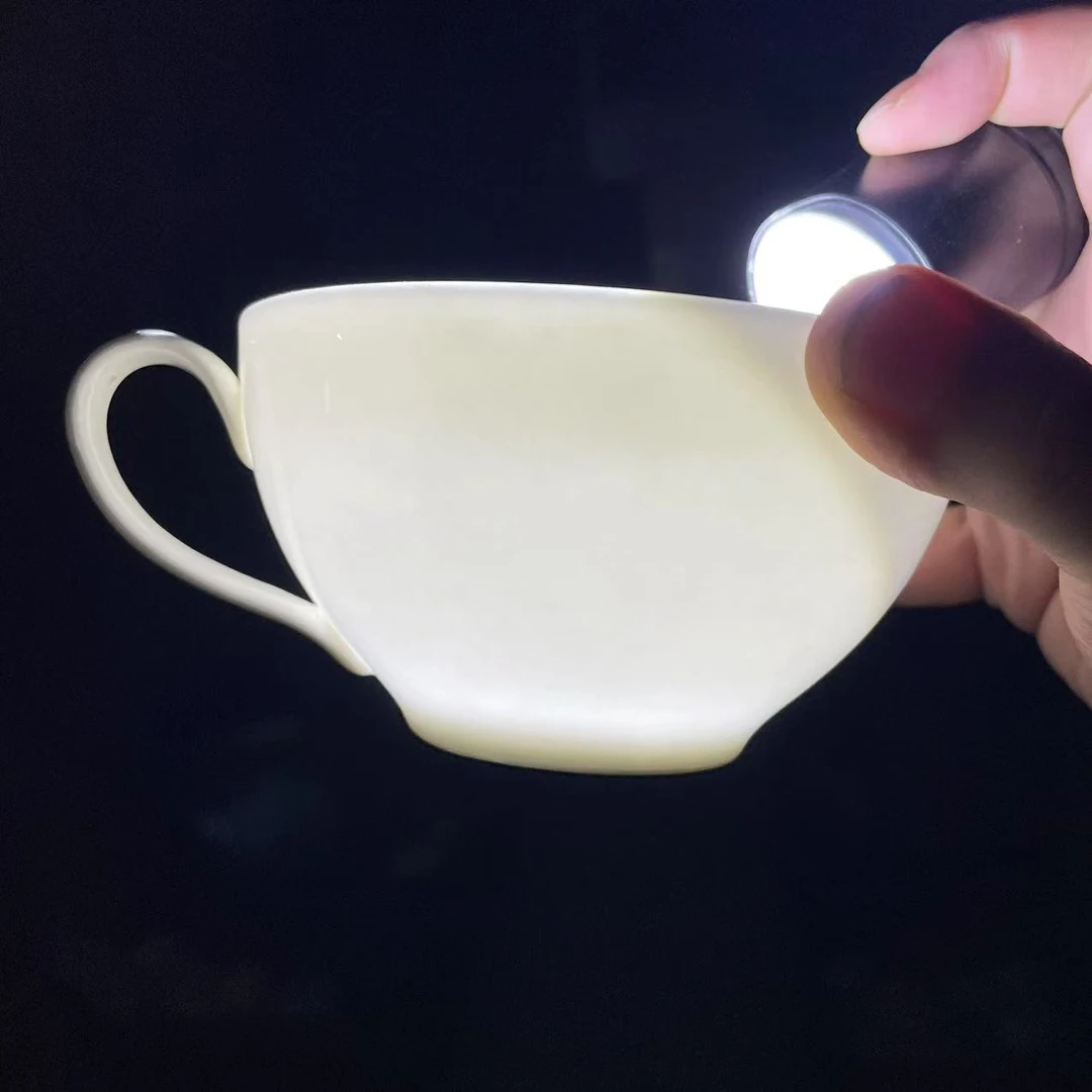 A885⑦】350ml早餐杯1/2只唐山骨瓷家用餐具马克杯