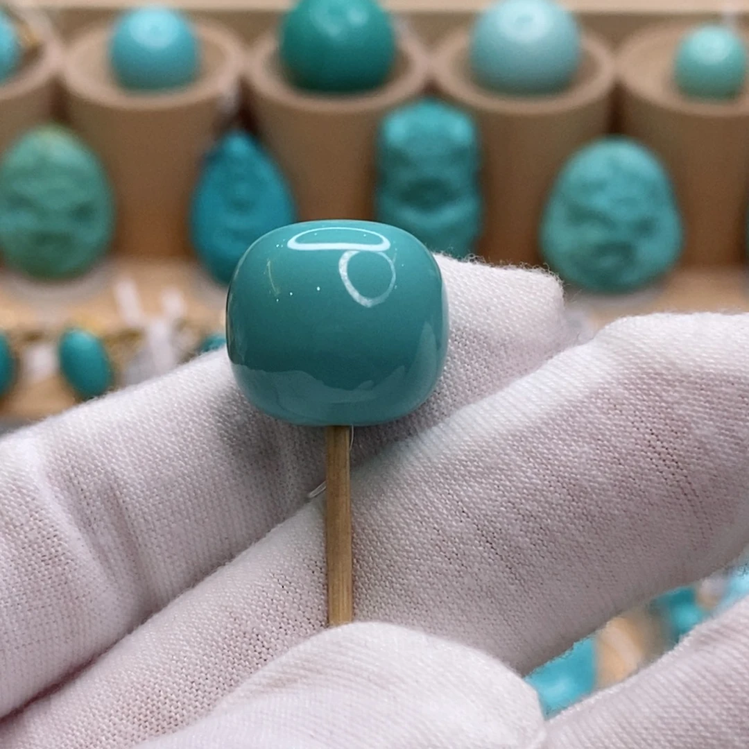 绿松石未镶嵌珠宝奇石16.5mm
