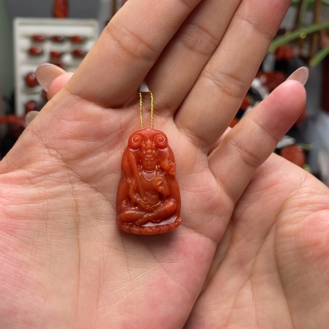 【闪购商品】南红玛瑙虚空藏未镶嵌