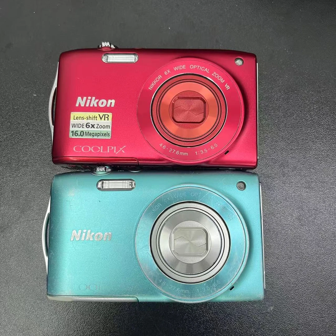 9新 Nikon/尼康 尼康s3300 1600万像素 6倍变焦 配件齐全
