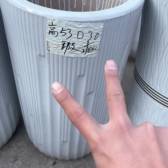 红陶陶瓷花盆默认瑕疵