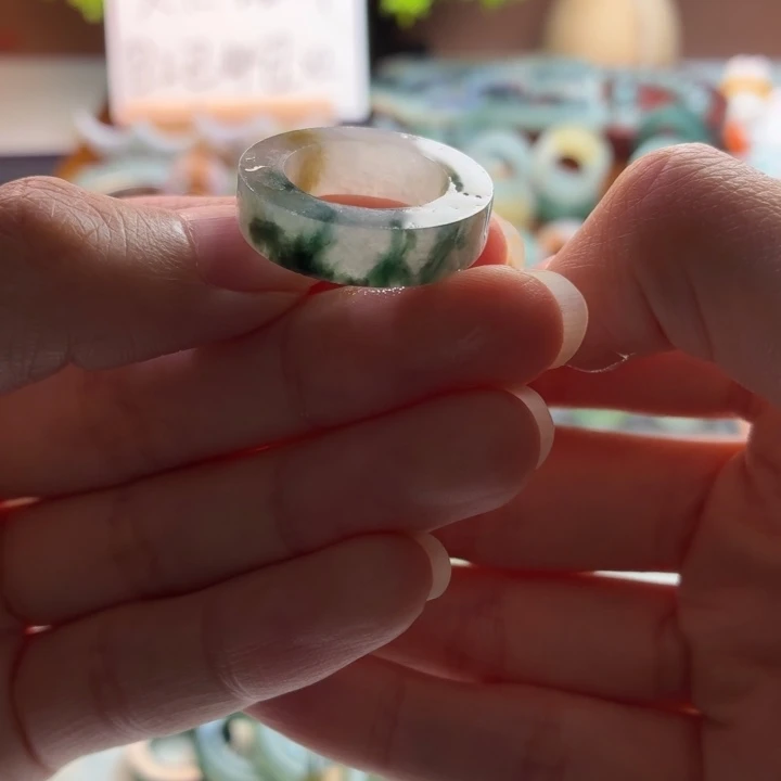 定制翡翠未镶嵌戒指13/18