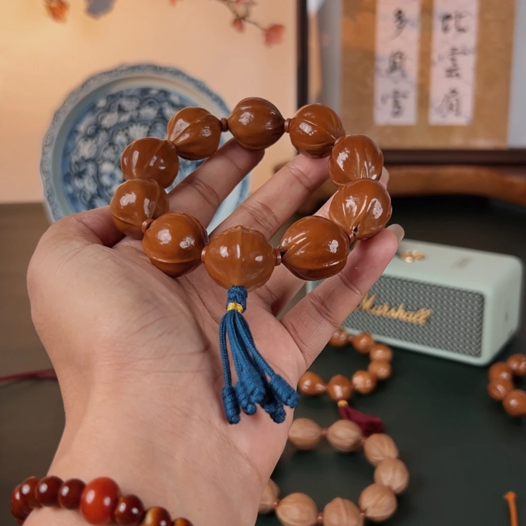 顺***⑉手串橄榄核2226鲨鱼背