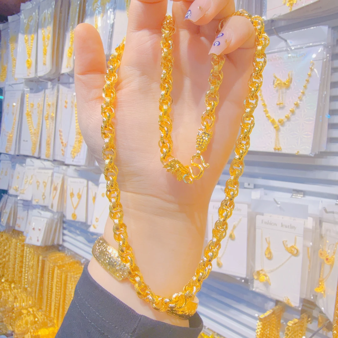 铜合金亚克力项链 铜合金亚克力 货号7789时尚不掉色百搭饰品