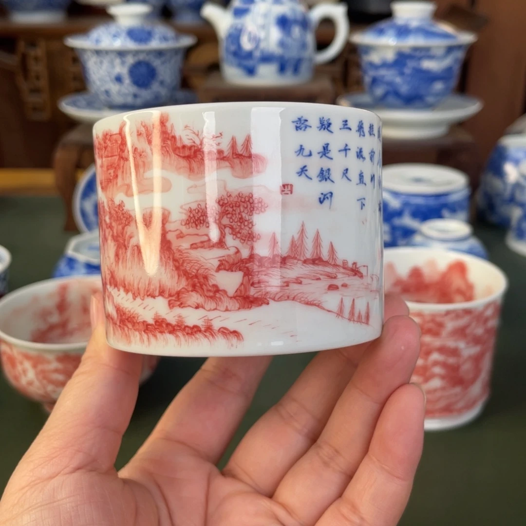 杯景德镇陶瓷手工手绘