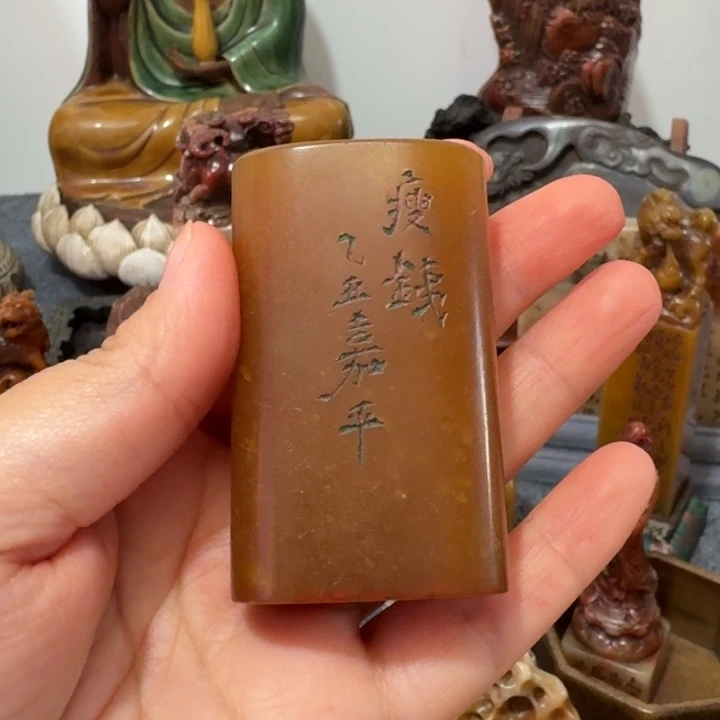 濡***萍石材手工艺品摆件
