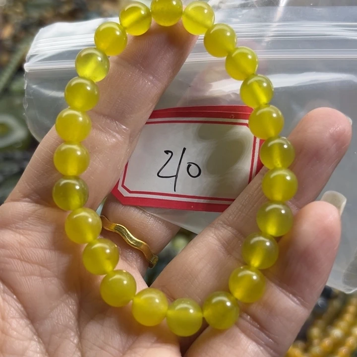 蛇纹石玉未镶嵌手链