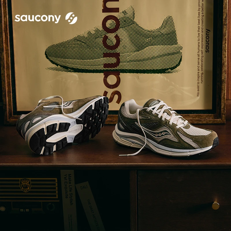 【saucony索康尼】KINVARA 4 RE男女复古跑鞋情侣厚底休闲运动鞋