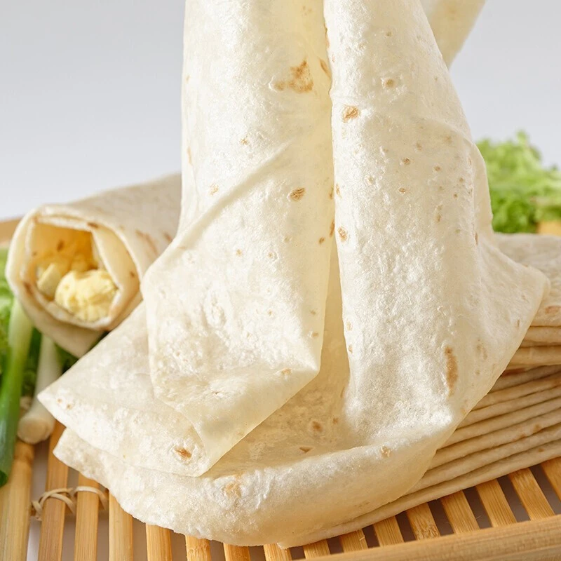 河南石磨面粉无油烙馍石磨面粉春饼薄饼筋道方便速食早餐饼26CM