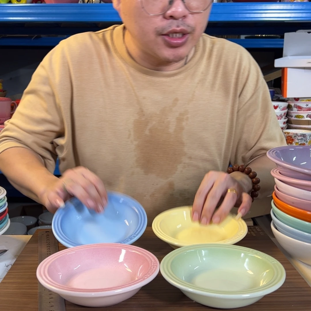 陶瓷小草帽四色浅色
