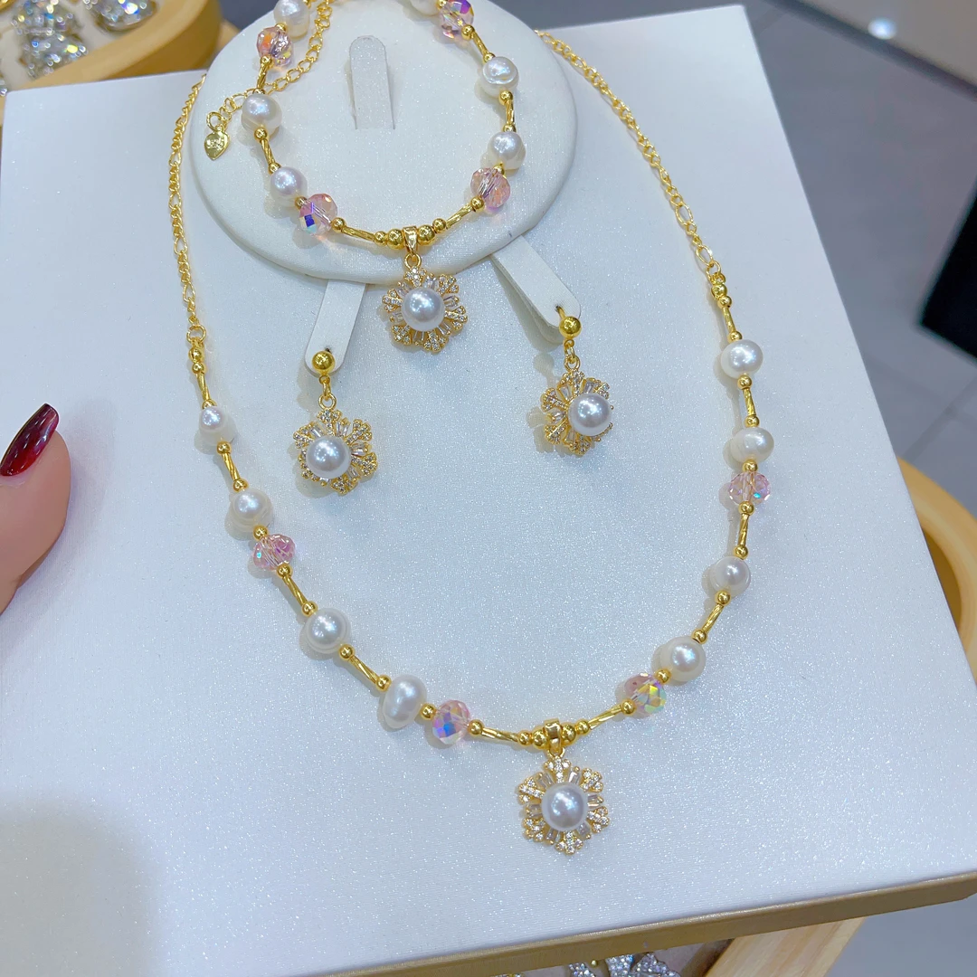 钛钢吊坠 1447钛钢جىڭ مەرۋايىت 可调节中国风少女风植物花卉女