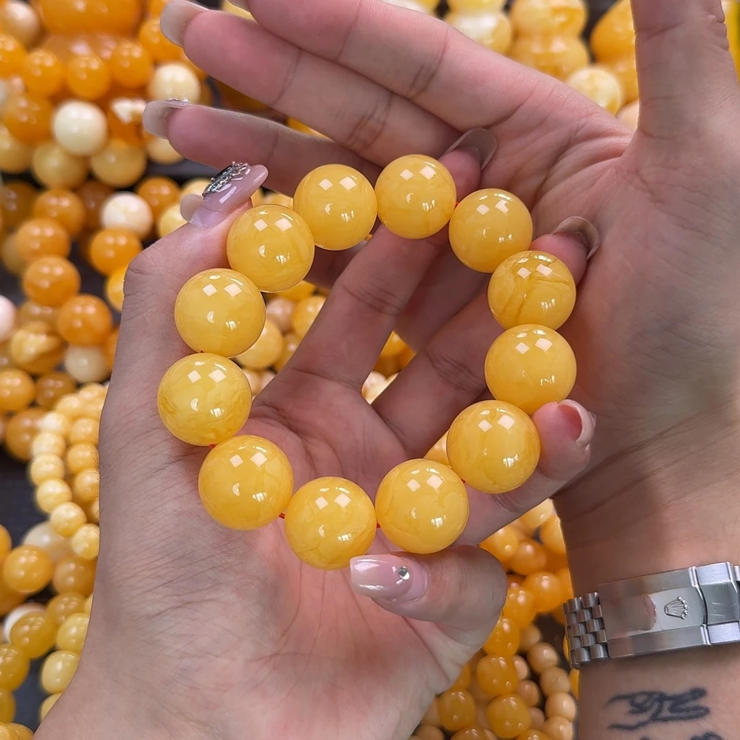 蜜蜡未镶嵌珠宝奇石同料20mm