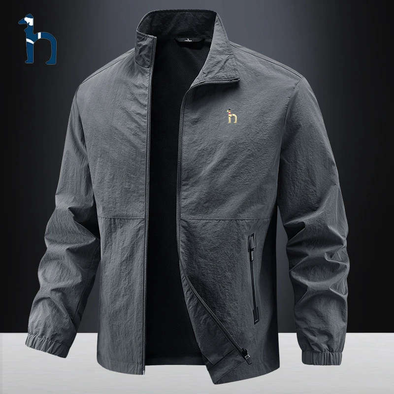 哈吉家潮牌HGXXYS男士春秋季爆款加绒加厚防寒保暖经典夹克外套